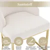 Set di 6 sedie da pranzo Flieks, con gambe placcate in oro, Anteprima dell’immagine prodotto 6