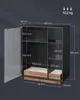 VASAGLE Weinschrank mit Beleuchtung, Sideboard mit LED, Produktbild-Vorschau 7