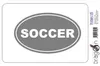 Aufkleber / Autoaufkleber - JDM - Die cut - SOCCER EURO Produktbild-Vorschau 2