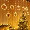 3m Weihnachten LED Lichtervorhang DIY Lichterkette Produktbild-Vorschau 3