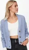 ONLY Kurze Strickjacke Langarm V-Ausschnitt Knitted Produktbild-Vorschau 6