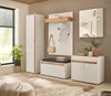 Garderobe Set 2-teilig "Center" in weiß und Wotan Eiche Produktbild-Vorschau 9