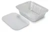 Relaxdays: vaschette in alluminio con coperchio, set da 100 Anteprima dell’immagine prodotto 6