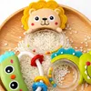 Baby Rassel Set 8in1 Beißringe Lernspielzeug Sensorik Produktbild-Vorschau 2