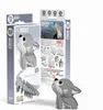 Eugy der Wolf. Öko-Puzzle 3D Produktbild-Vorschau 11