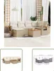 The Living Store 7-tlg. Garten-Sofagarnitur mit Kissen Produktbild-Vorschau 1