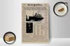 Holzschild Zeitung 12x18cm New York Times Titanic sinks Produktbild-Vorschau 3