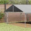 vidaXL Cuccia per cani da esterno con tetto 600x300x150 cm Anteprima dell’immagine prodotto 2