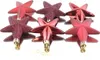 Bruchfeste Weihnachtsanhänger Stern Ox Blood Ø 7,5 cm aus Produktbild-Vorschau 1