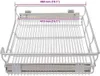 vidaXL Vestavná zásuvka Výsuvný koš 2 ks Stříbrná 800 mm Náhled obrázku produktu 8
