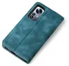 A teal-colored flip case for a smartphone is shown against a white background. Produktbild-Vorschau