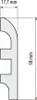 Deccart | Sockelleiste DP 7 - Weiß - Hochwertiger Produktbild-Vorschau 3