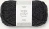Sandnes Peer Gynt 50g - 100% Schurwolle Schwarz meliert Produktbild-Vorschau 2