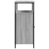 The Living Store Sideboard Grau Sonoma 100x35x80 cm Produktbild-Vorschau 8