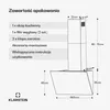 KlarsteinFlashLine okap/wyciąg, A++, 524 m³/h, 3 stopnie, Podgląd zdjęcia produktu 7