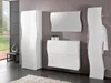 Schuhschrank >Onda< in Weiß/Hochglanz - 101x82x27cm Náhled obrázku produktu 3