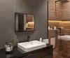 A modern bathroom with a sink, mirror, and shower. Náhľad obrázku produktu