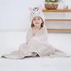 Dětský bavlněný ručník s kapucí Cartoon Bathrobe Bath Náhled obrázku produktu 8