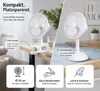 2 in 1 Tragbarer Tischventilator mit Ständer & Clip (20 cm) Produktbild-Vorschau 5