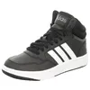 A studio shot of a black Adidas Hoops Mid 3.0 K sneaker. Produktbild-Vorschau
