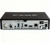 Rear view of a black satellite receiver with various ports and connectors. Produktbild-Vorschau