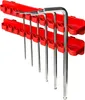 Set 2x porte-clés 4 pcs. pour tableau d'outils rouge Voir les images du produit 5