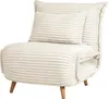 home24 Schlafsessel - Cord / Eiche - Creme - Eiche Hell Produktbild-Vorschau 1