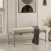 BETTSO Dunkelbeige LAMO 80 Polsterbank in modernem Stil, Produktbild-Vorschau 3