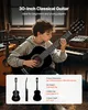 A young person playing a classical guitar in a room with musical instruments. Podgląd zdjęcia produktu
