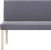 vidaXL Lavica 139,5 cm Svetlo šedá Polyester Náhľad obrázku produktu 6