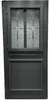 Porte d'entree Bois vitree, Mathilde RAL 7016, H215 x L90 Voir les images du produit 2