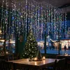 LARS360 Lichtervorhang 5 m, 200 LEDs, 8 Modi, Memory & Produktbild-Vorschau 1