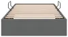 vidaXL Coffret de lit avec rangement, gris foncé, 90 x 200 Voir les images du produit 7
