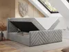 MKS MEBLE Boxspringbett 200x200 mit Bettkasten Matratze H3 Produktbild-Vorschau 4