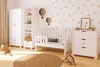 ZEE STAR Cassettiera Fasciatoio Bianca Stella Rosa 83x87x49 Anteprima dell’immagine prodotto 6