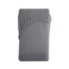 A folded grey fitted sheet on a white background. Náhľad obrázku produktu