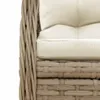 Design 9-tlg. Garten-Essgruppe mit Kissen Beige Poly Produktbild-Vorschau 6