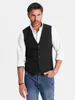 Ombre Clothing Pánská společenská vesta Gundulfo černá L Náhled obrázku produktu 4
