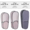 ONVAYA® ABS Gästepantoffel Star 6er Set | Gästehausschuhe | Produktbild-Vorschau 3