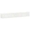 The Living Store Hochbeet Lattenzaun-Design Weiß 200x30x30 Produktbild-Vorschau 5