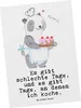 Mr. & Mrs. Panda Postkarte Bär Kochen - Weiß - Geschenk, Produktbild-Vorschau 1