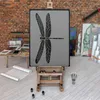 Große Malschablonen M 43x64 cm, Libelle Insekt Käfer Produktbild-Vorschau 4