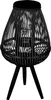 Lampion MASAYA ogrodowy czarny 15x11x61 cm Podgląd zdjęcia produktu 1