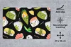 MuchoWow® Mauspad Mousepad Kawaii - Sushi - Schablonen Produktbild-Vorschau 2