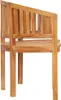 A side view of a wooden banana bench. Produktbild-Vorschau