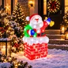LED kerstman figuur, kerstverlichting, IP44, acryl, 80 Productafbeelding-voorbeeld 1