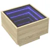 vidaXL Nachttisch mit Infinity-LED Sonoma-Eiche 40x40x30 cm Produktbild-Vorschau 3