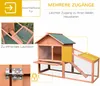 PawHut Kleintierstall Kleintierkäfig mit Asphaltdach Produktbild-Vorschau 5