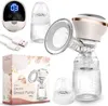 A collection of electric breast pump components and packaging, displayed against a white background. Produktbild-Vorschau