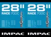 2x Rennrad Impac 28 Zoll SV Schlauch Sclaverand Produktbild-Vorschau 1